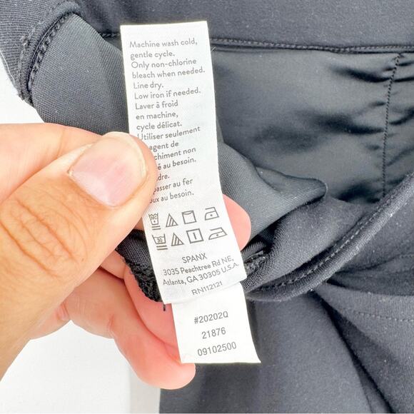 SPANX The Perfect Black Pant Ankle 4-Pocket Stretch Pull On Sz XL Minimal Office - Picture 15 of 15